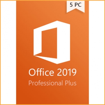 Microsoft Office 2019 Professional Plus - 5 PCs