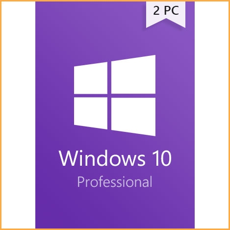Windows 10 Pro Professional - 2 PCs
