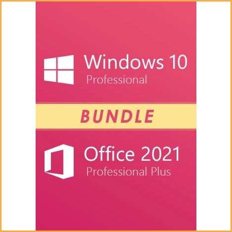 Buy Windows 10 Professional + Office 2021 Pro Plus Bundle