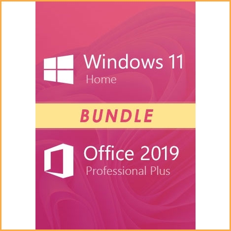 Windows 11 Home + Office 2019 Pro Plus Bundle