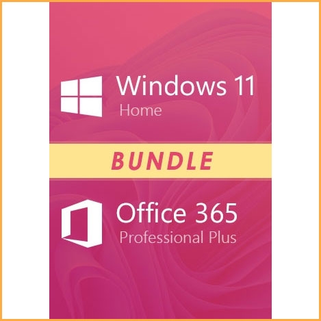  Windows 11 Home+ Office 365 Pro Plus Bundle